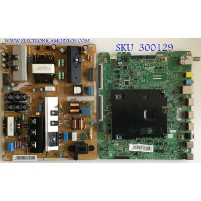 KIT DE TARJETAS PARA TV SAMSUNG / MAIN BN94-10838D / BN41-02528A / FUENTE BN94-10712A / L55S5N_KVD / PANEL CY-GK055HGHV2H / MODELO UN55KU6300FXZA CA02